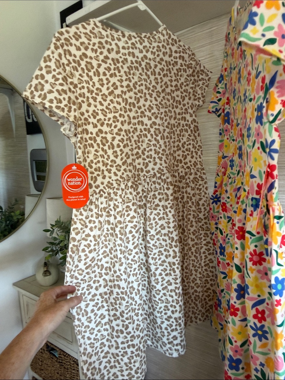 Wonder Nation Girls short sleeve dress size XXL 18 2 Dresses NWT - Picture 6 of 6
